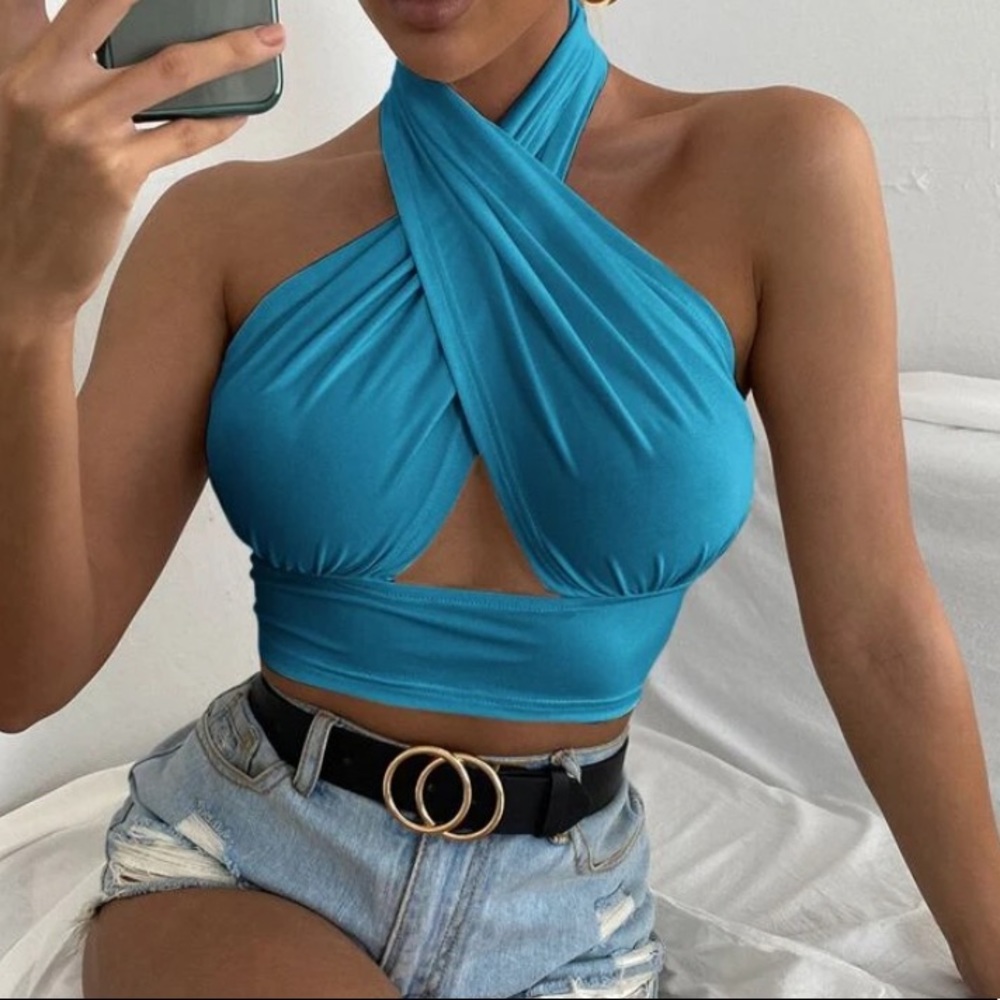 COPY - Cross Halter Top